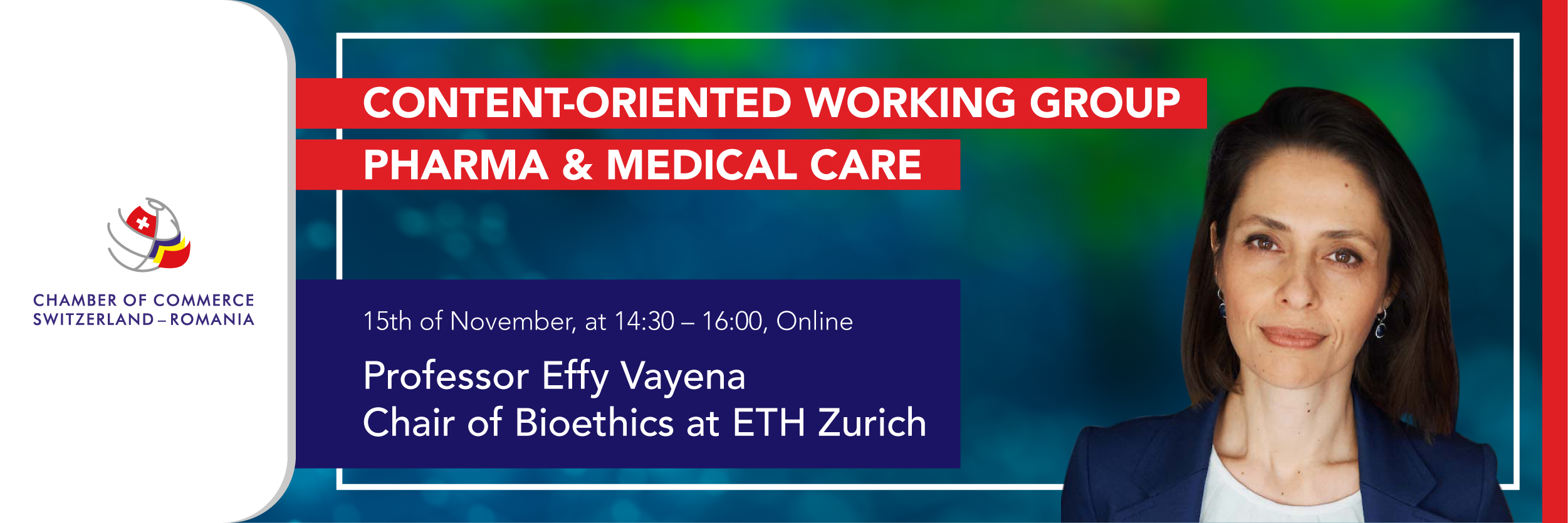 Bioetics with prof. Effy Vayena, ETH Zurich